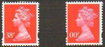 2005-07 - GB - 00p Rosine (38p) MNH